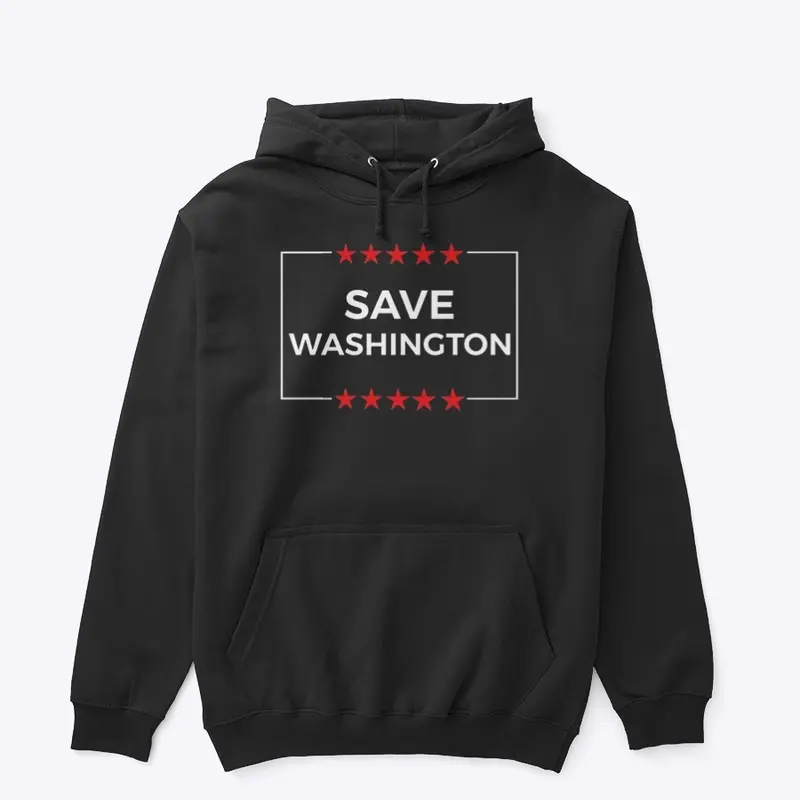 SAVE WASHINGTON Pullover Sweatshirt 